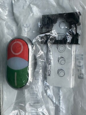 NEW Eaton M22-DDL-GR-X1-X0 Illuminated Multihead Operator Push Button 22 MM Oval