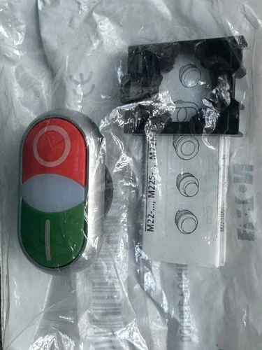 NEW Eaton M22-DDL-GR-X1-X0 Illuminated Multihead Operator Push Button 22 MM Oval