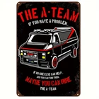 Classic A-Team Retro sign. Garage,man cave, Office, Tin Metal Signs