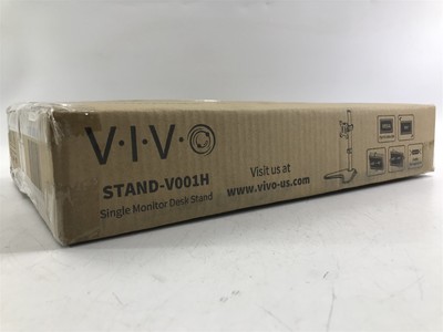 Lot of 280 New VIVO 32'' Single Monitor Stand STAND-V001H (VESA 75x75 + 100x100) 