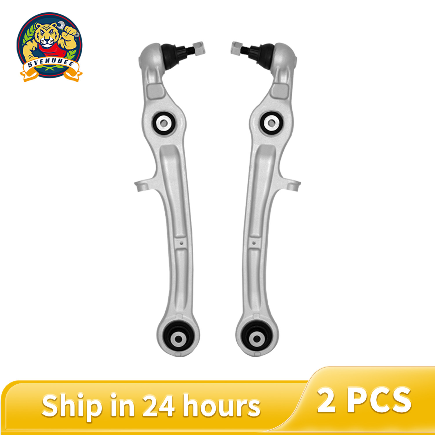 Front Lower Control Arms With Ball Joint for 2004-18 Bentley Continental GT 2Pcs