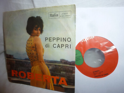 Peppino di Capri, Roberta, Addio Mondo Crudele, German Italia J 2011 Single, 7''