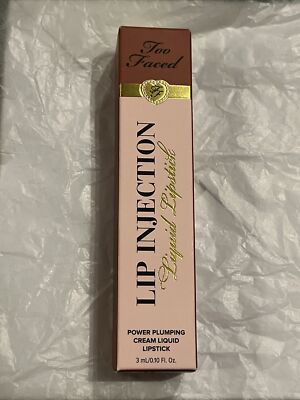 Too Faced Lip Injection Power Plumping Liquid Lipstick NIB 3 ml/0.10 fl oz