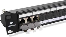 Cable Matters Rackmount or Wall Mount 24-Port Shielded RJ45 Patch Panel