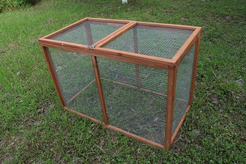 Outdoor Wooden Chicken Coop Nesting Box Hen House Poultry Pet Hutch Chicken Run - Picture 7 of 15