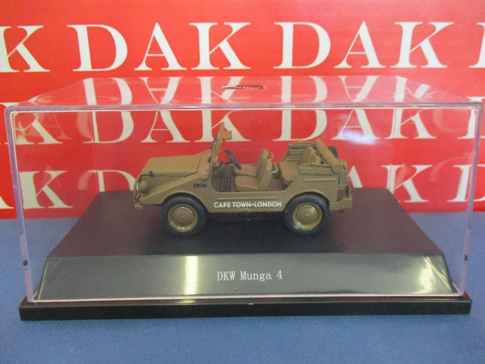 Die cast 1/43 Modellino Auto DKW Munga 4 Cape Town - London aperta by Starline - Immagine 4 di 4