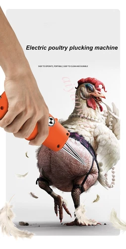 Electric Poultry Plucker Chicken Birds Dove Feather Removing Machine - Bild 5 von 6