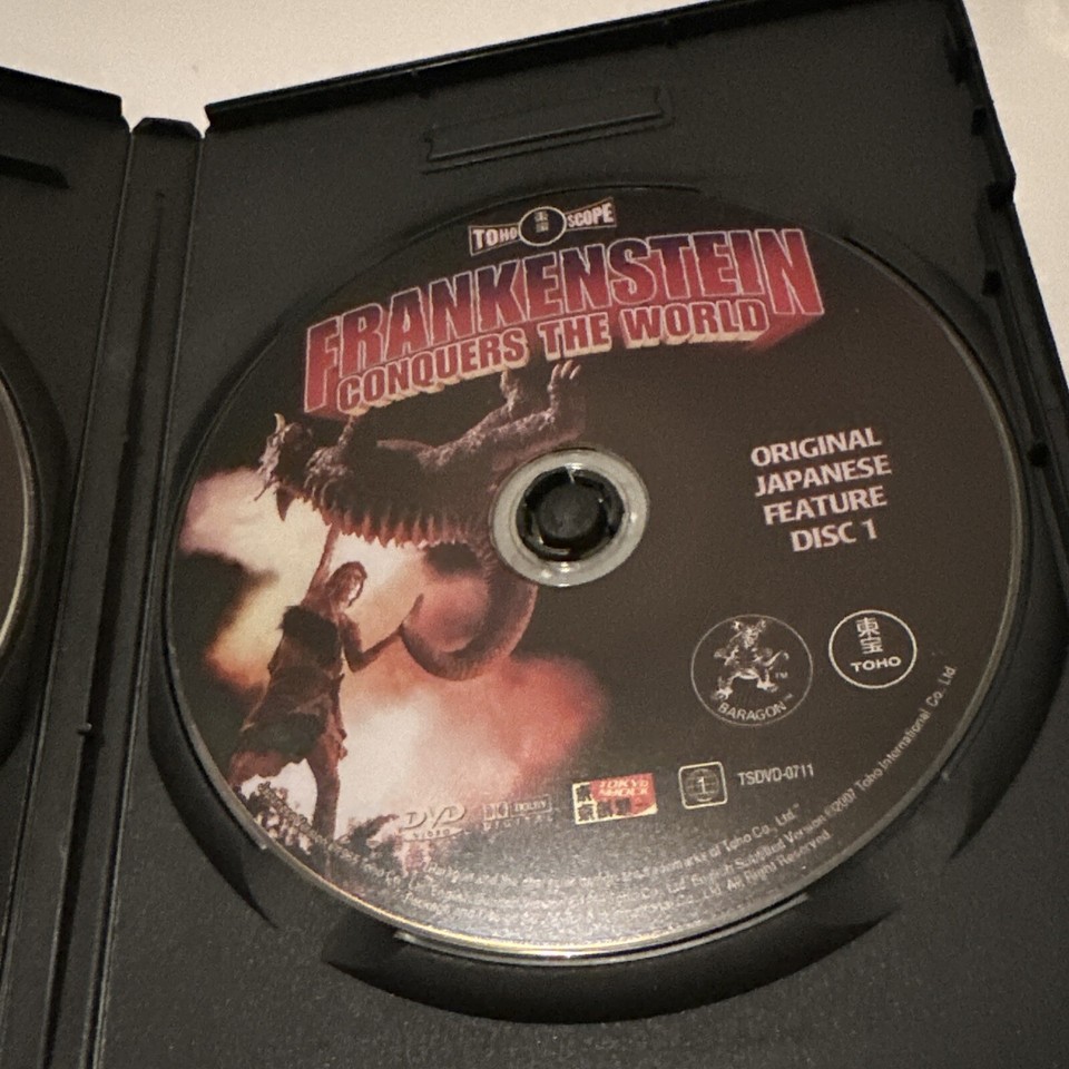 RARE Frankenstein Conquers the World AKA Frankenstein vs Baragon DVD, 2
