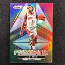 2022-23 Prizm JALEN GREEN Prizmatic Silver Prizm #23