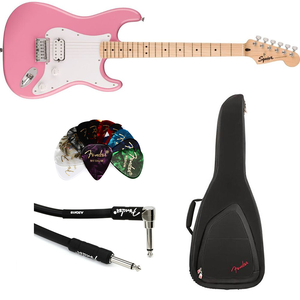 Комплект электрогитар Squire Sonic Stratocaster HT H с сумкой, кабелем и медиаторами