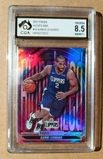 Kawhi Leonard Hipnotized Holo Hoops  2021/22 - CGA 8.5 NM/MINT+ not PSA 