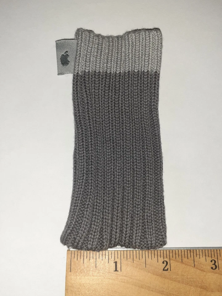 NUEVO Gris iPhone 3G 3GS Suave Nylon Protector Trasero Estuche Cubierta Calcetín EE. UU. Foto 4 de 4