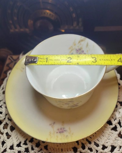 Vintage Antike Elite S M Limoges Tasse & Untertasse - Bild 5 von 7