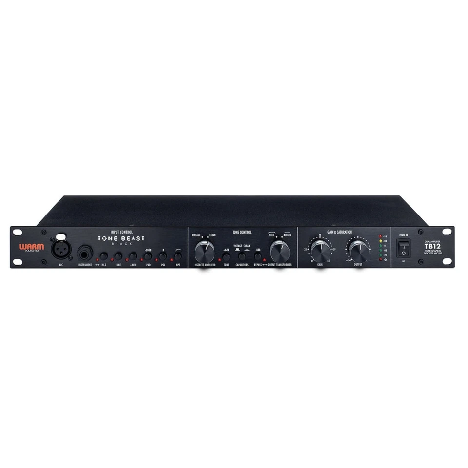 Warm Audio TB12 Tone Beast Microphone Preamp - Black - Image 2 of 4