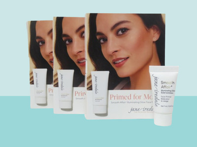 JANE IREDALE PRIMED FOR MORE ILLUMINATING GLOW FACE PRIMER - LOT OF 3