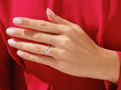 3.25 Ct Treated Round Cut White Diamond Solitaire Ring 925 Silver Certified - Picture 2 of 6