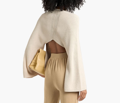 Altuzarra S225-8823 KSS008 Lottie Crewneck Sweater Ivory Size M NWT