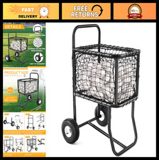 Large Baseball Softball Cart with Wheels - Holds 300 Baseballs or 150 Softballs