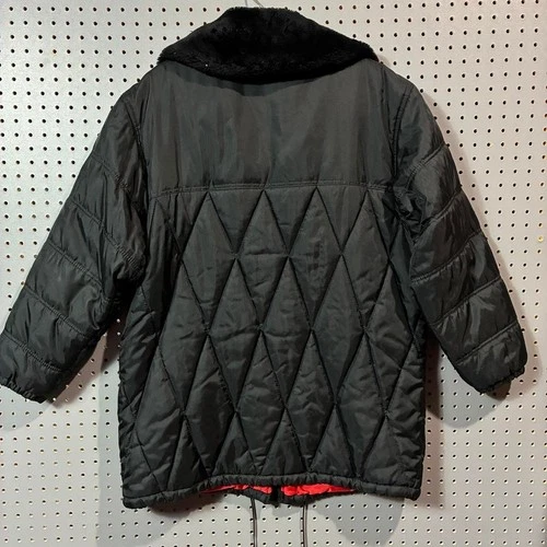 VTG Current Seen Quilted Puffer Winter Coat Men's Size Large image 3