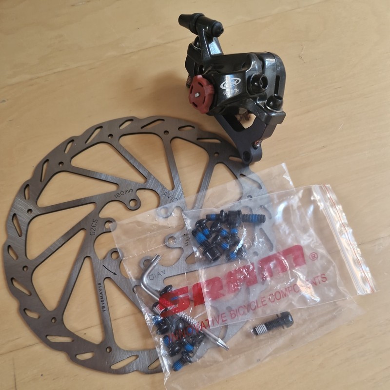 Genuine Sram Avid BB7 DIsc Brake Caliper MTB Rear Red Force Rival -OE