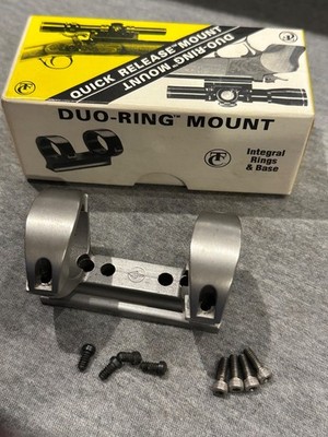 Thompson Center TC Scope Duo Ring Mount #9827 Stainless GREY HAWK