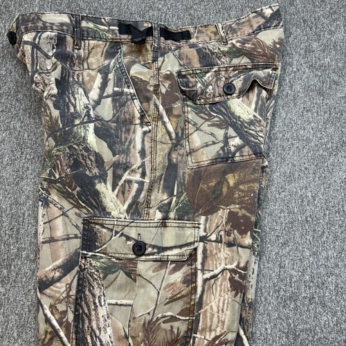 Realtree Pants Mens 36-31 Large Realtree AP Camo Cargo Pants Hunting Outdoor - Picture 11 of 12