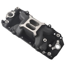 For Big Block Chevy V8 396-502 Black Aluminum Dual Plane Air Gap Intake Manifold For Big Block Chevy V8 396-502 Black Aluminum Dual Plane Air Gap Intake Manifold