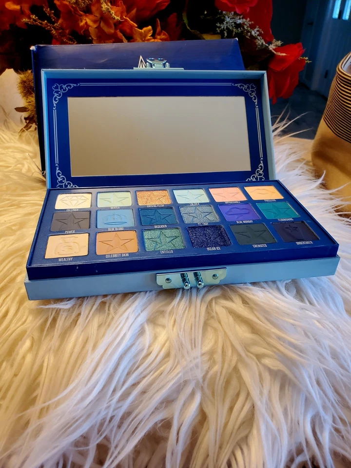 Jeffree Star Blue Blood Eyeshadow Palette 18 Shades Matte & Metallic Vegan - Image 4 of 4