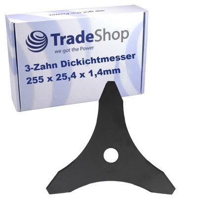 Dickichtmesser 3-Zahn 255 x 25,4 x 1,4mm für Texas, Victus, NAC Motorsensen