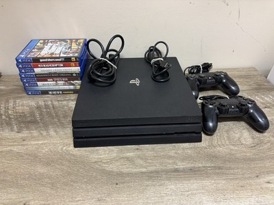 Sony PS4 PRO 1TB CONSOLE 10.5 Firmware 2 OEM CONTROLLER/8 GAMES Tested WORKS!