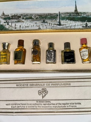 Vintage Les Meilleurs Parfums de Paris 10 mini Collection Original Box