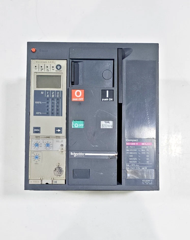 SCHNEIDER ELECTRIC NS1000 1000A Used Working Power Distribution Circuit Breaker