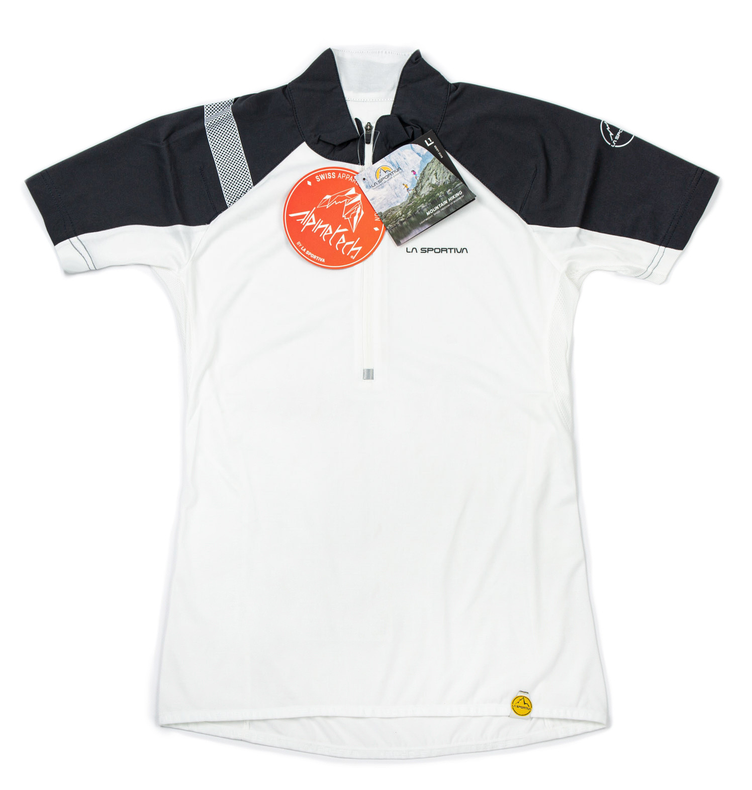 Camiseta técnica para mujer La Sportiva Promo Mattstock blanca XL