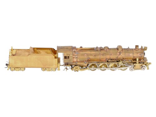 Sunset Models HO Brass PRR M1 4-8-2 Steam Locomotive & Tender - unpainted EX/Box - Picture 2 of 12