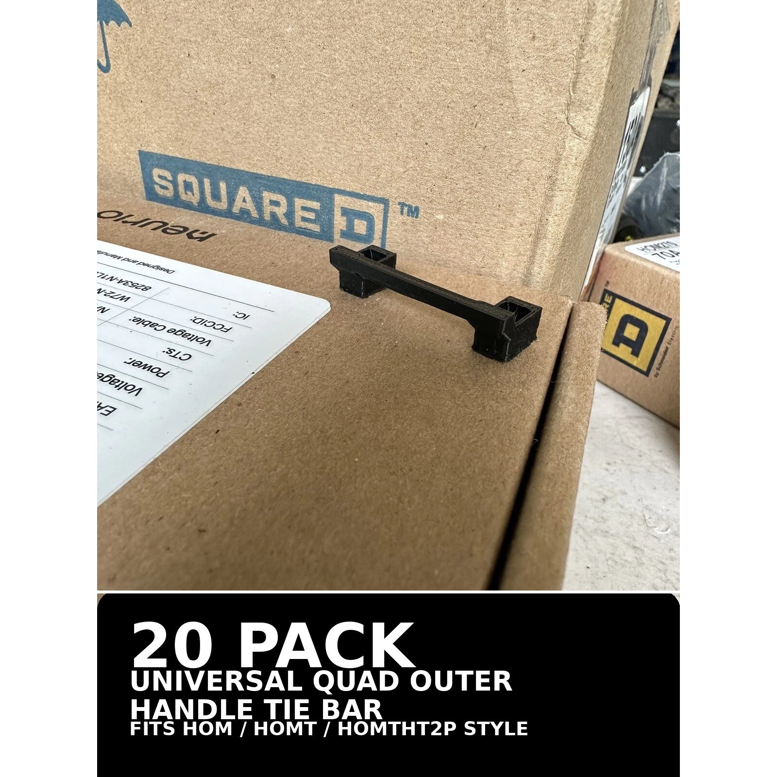 20 Pack Universal HOMTHT Quad Outer Handle Tie Handletie Bar HOM HOMT HOMTHT2P