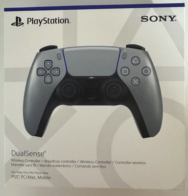 Sony PS5 PlayStation 5 DualSense Controller - Sterling Silver |   NEU & OVP  