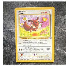 Pokémon Eevee 51/64 Jungle Unlimited Basic 50 HP Common Regular 1999 on eBay
