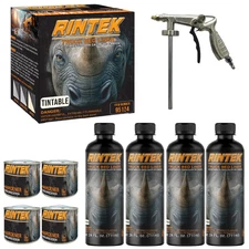Rintek 1 Gal Spray-On Bed Liner Kit (2-Box) + Applicator Gun | 3:1 Urethane