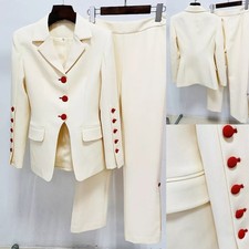 Mode Damen Anzug Einreihige Jacke Hose Formel...