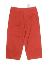 NWT Lands' End Boys Red Casual Pants 16 Husky