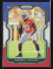 Darrell Taylor 2020 Panini Prizm #389 Prizm Red White and Blue Seattle Seahawks
