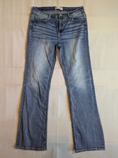 BKE Jeans Women's 30x33.5 Payton Boot Cut Universal Fit Mid Rise Denim Blue