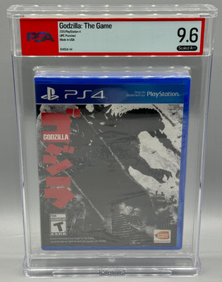 Godzilla The Game Sony PlayStation 4 PS4 UPC PROMO PUNCH Sealed New PSA 9.6 A++