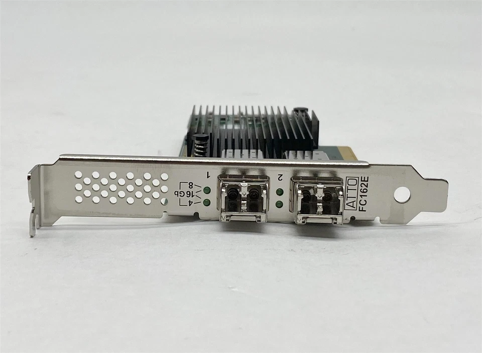 ATTO Celerity FC162E FC-162E Dual Port 16Gb/s Gen5 FC LP PCIe 3.0 Fiber Channel - Image 2 of 4