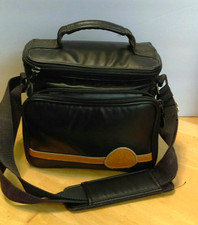 Vintage Mohawk Compact 8"x7"x6" Black Camera Bag Case Adjustable Shoulder Bag