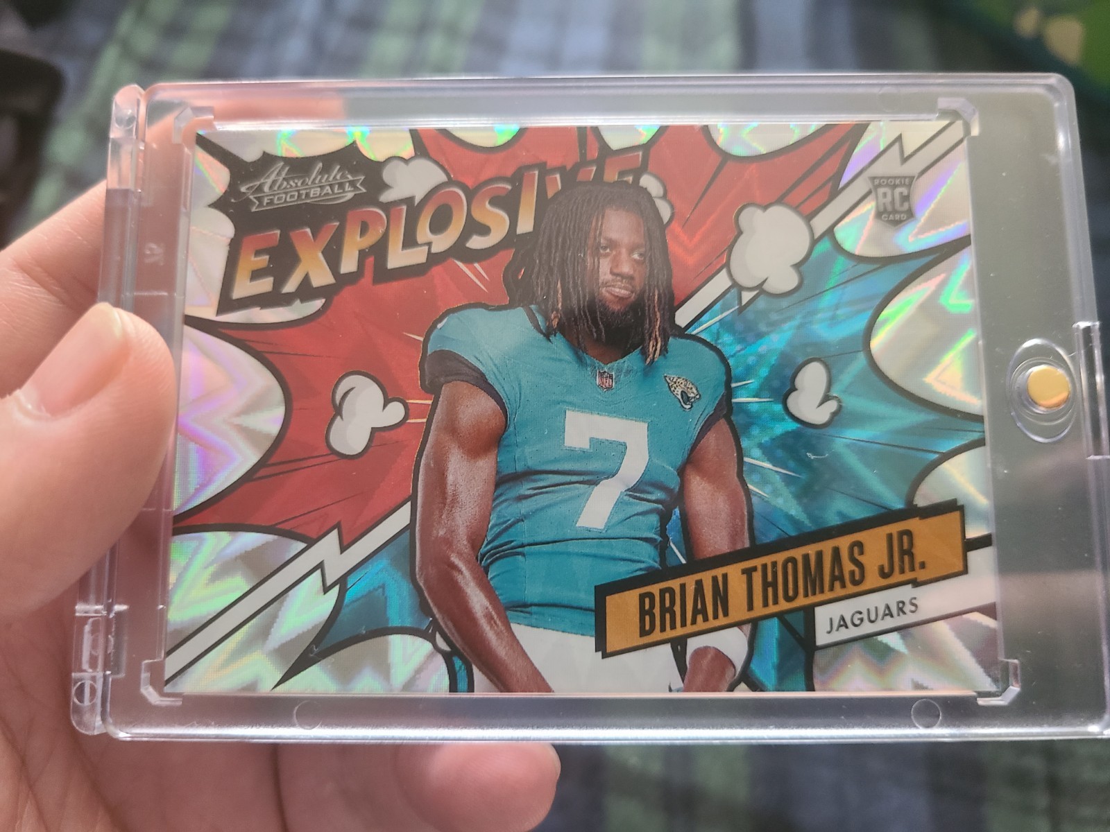 2024 Panini Absolute - Explosive Brian Thomas Jr. #EX-BTJ (RC) Case Hit