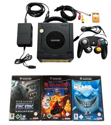 Nintendo GameCube Konsole inkl. Controller + Kabel + Memory Card & 3 Spiele