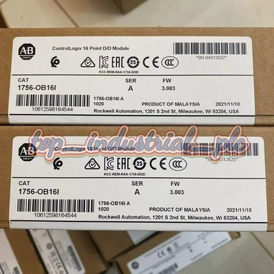 New Allen-Bradley 1756-OB16I ControlLogix 16 Point D/O Module AB 1756-OB16I