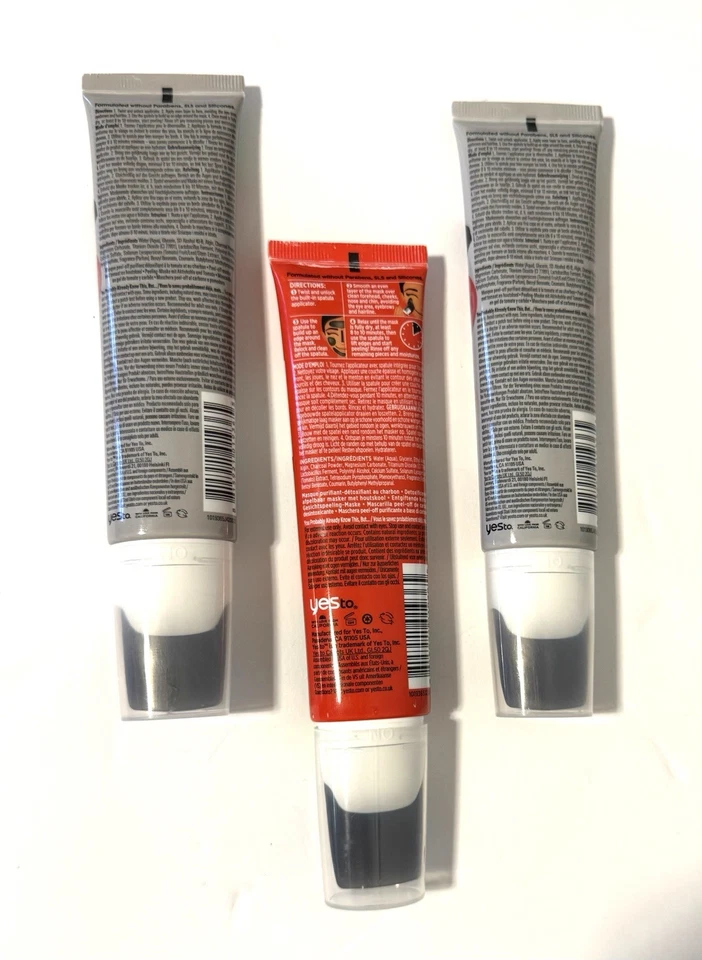 7X Máscara Desintoxicante de Carvão Desintoxicante Yes to Tomatoes 2 oz cada - Imagem 2 de 2