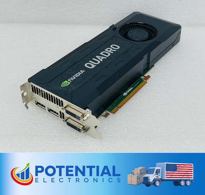 USED - Nvidia Quadro K5000 4GB GDDR5 2x Display Port 2x DVI Graphics Card
